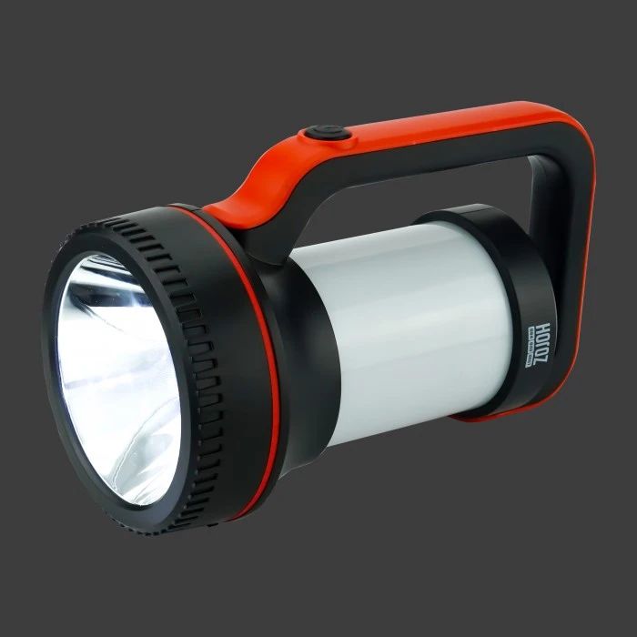 Ліхтар акумул.LED 7W 400Lm 220-240V IP20 151х232мм. ручний чорний CANTONA 7W HOROZ ELECTRIC